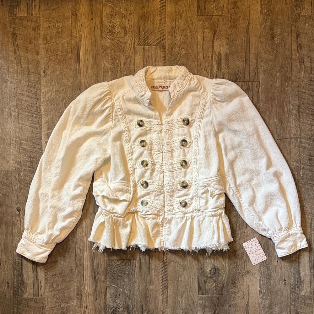 NWT Free People - Women’s Ivory Utility Jacket - Size S